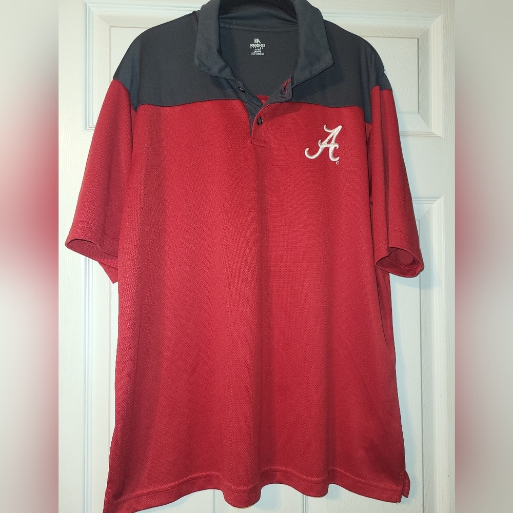 University Of Alabama Crimson Tide Men's Polo Size X Large Embroidered‎